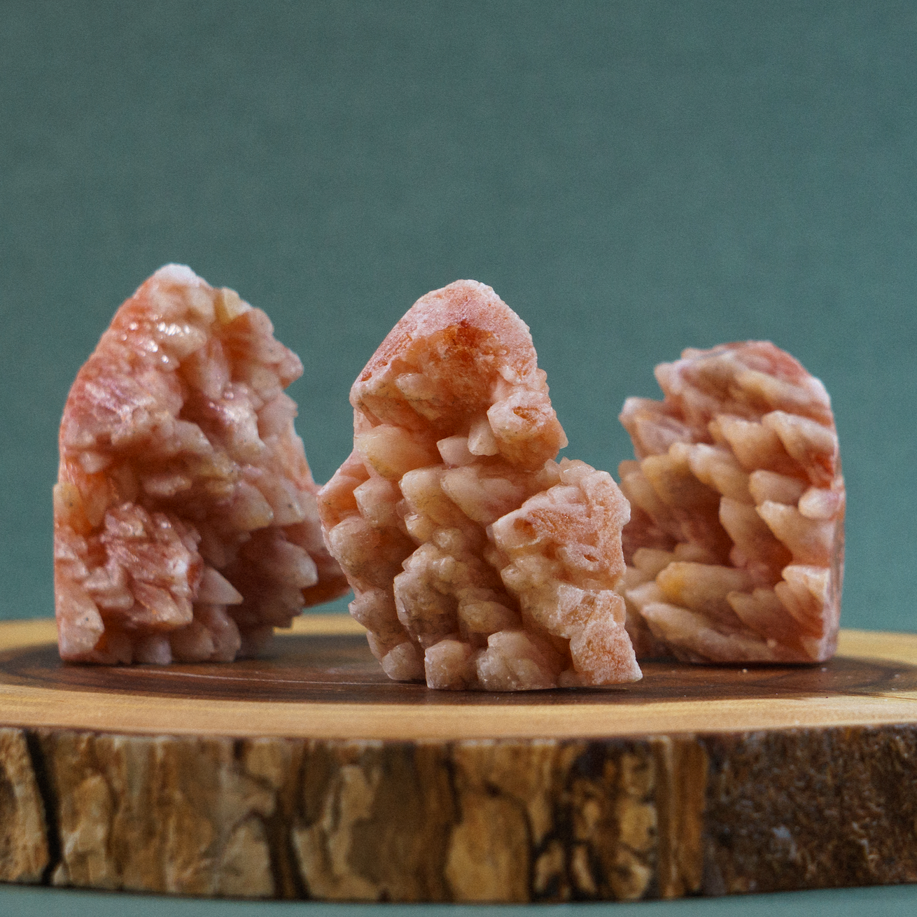 Red Calcite Clusters - TurtleTarotEmporium