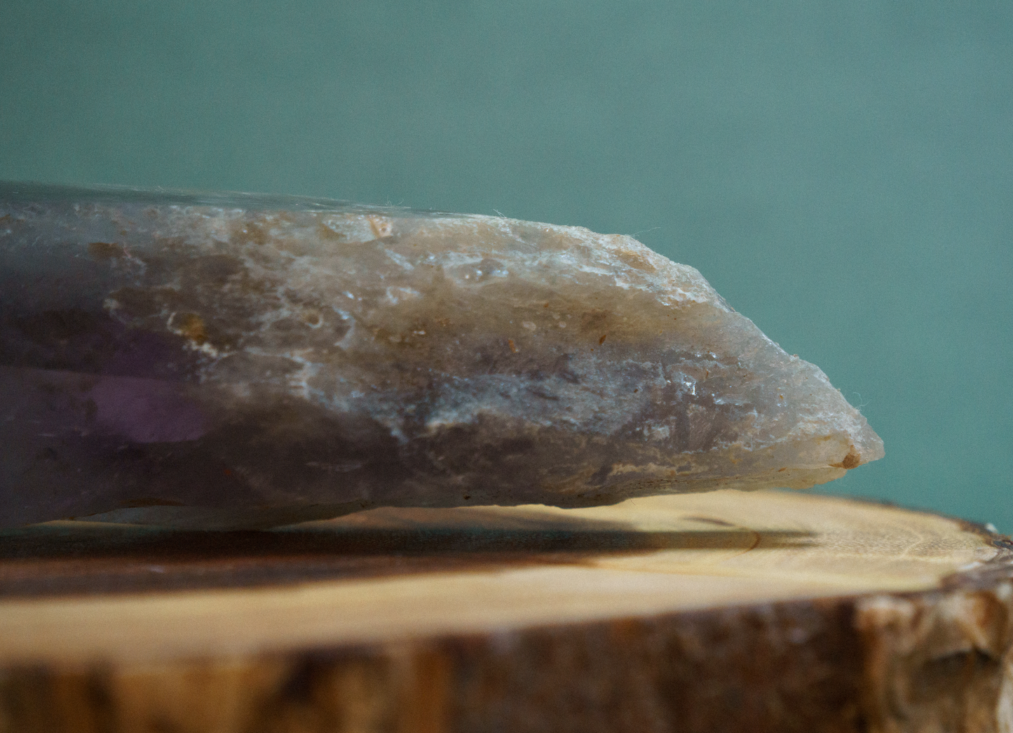 AA Grade XL Dark Amethyst Wand - TurtleTarotEmporium