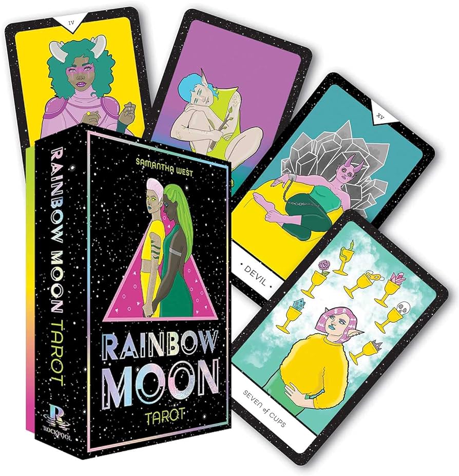 Rainbow Moon Tarot by Samantha West - TurtleTarotEmporium